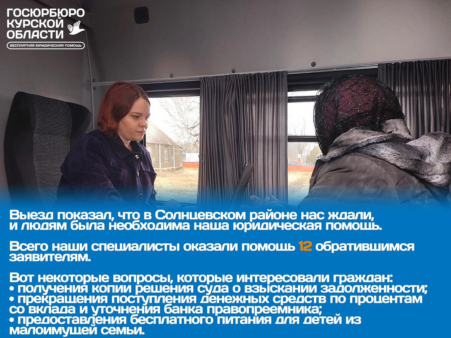 Посещение Солнцевского района Курской области
