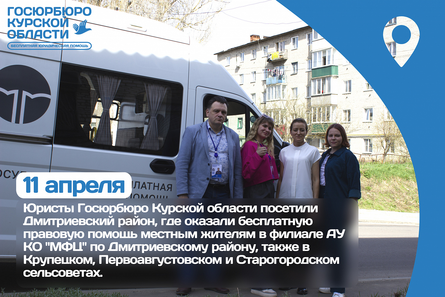 Посещение Дмитриевского района с выездным приёмом граждан
