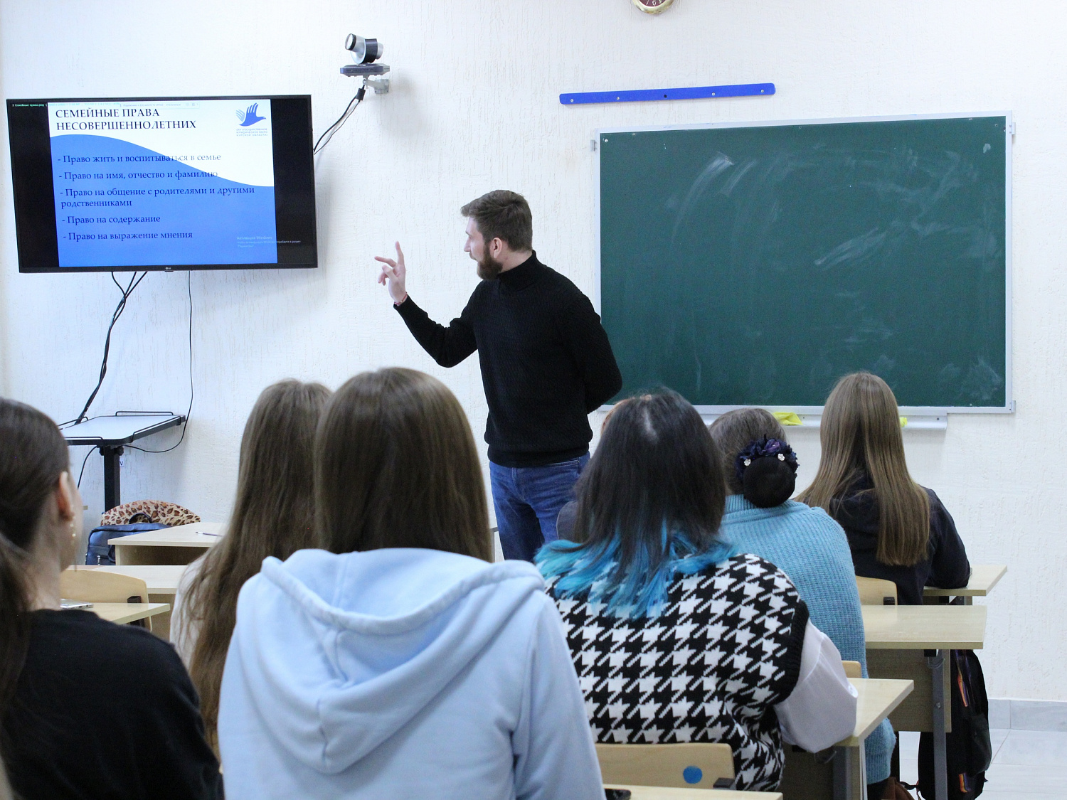 Посещение Поныровской СОШ Поныровского района Курской области.